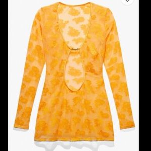 RARE Savage X Fenty Strap Up Long-Sleeve Lace Slip NWT